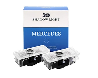 Projectors Lights Door Merce-des Logo 2 pcs