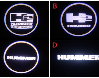 Universal Projectors Lights Door Logo Hummer (with batteries) 2 pcs