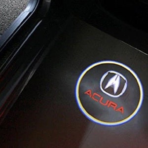 Universal Projectors Lights Door Logo Acura with batteries 2 pcs image 3