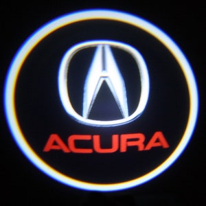 Universal Projectors Lights Door Logo Acura with batteries 2 pcs image 2