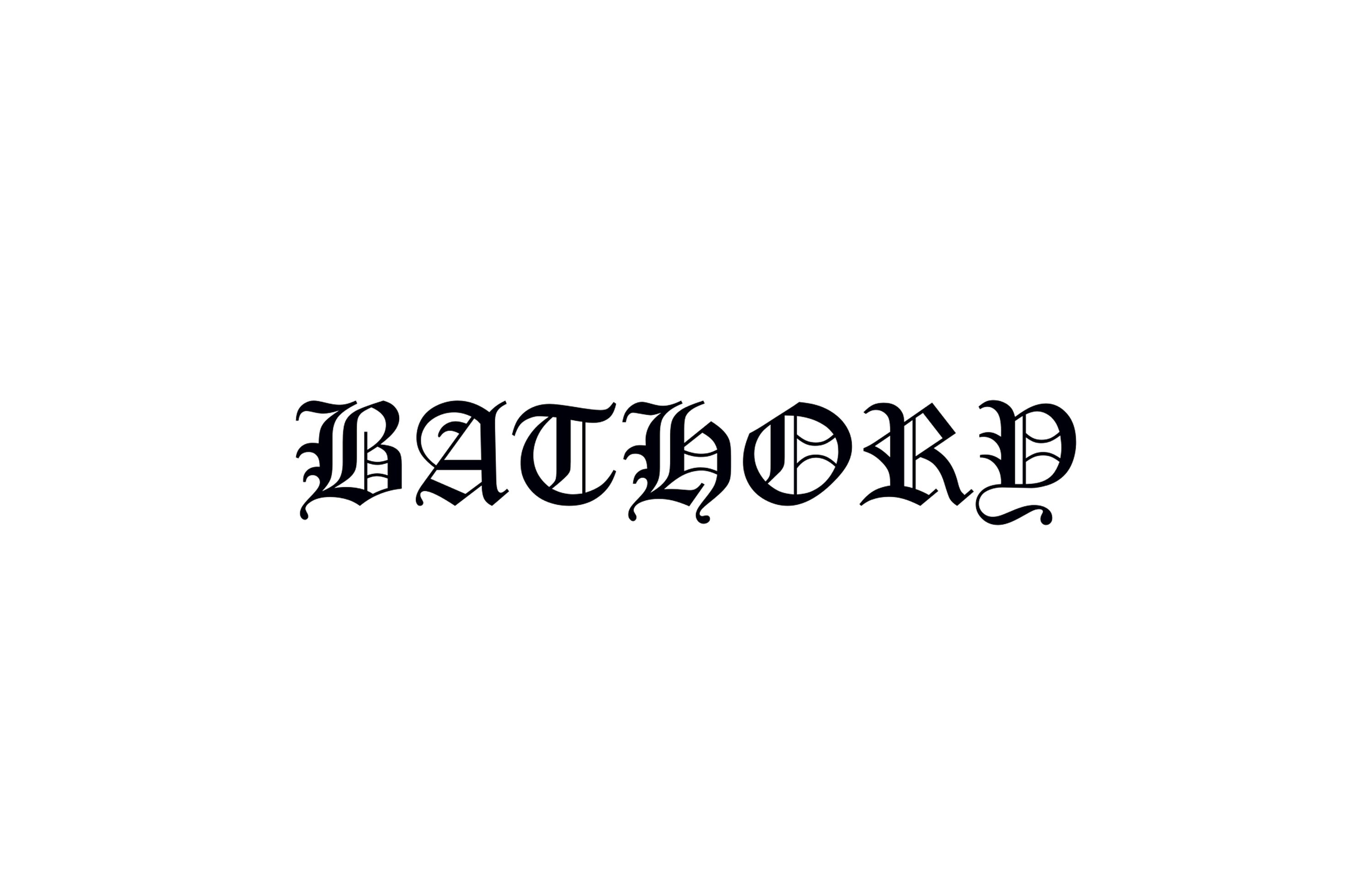 Patch à Coudre Bathory Logo - Officiel, Polyester, Pour Jean Ou Veste | Taille 100x100mm Ou 100x50mm