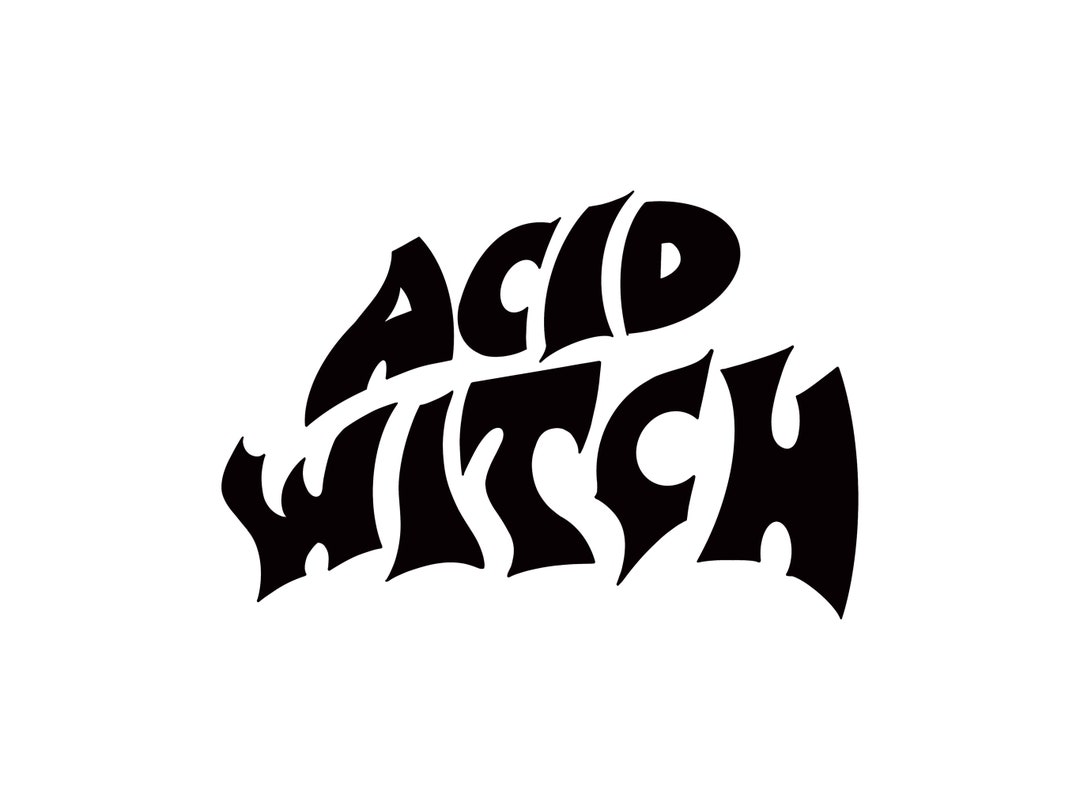 Acid Witch Band Logo Vinyl Cut Sticker Decal Etsy