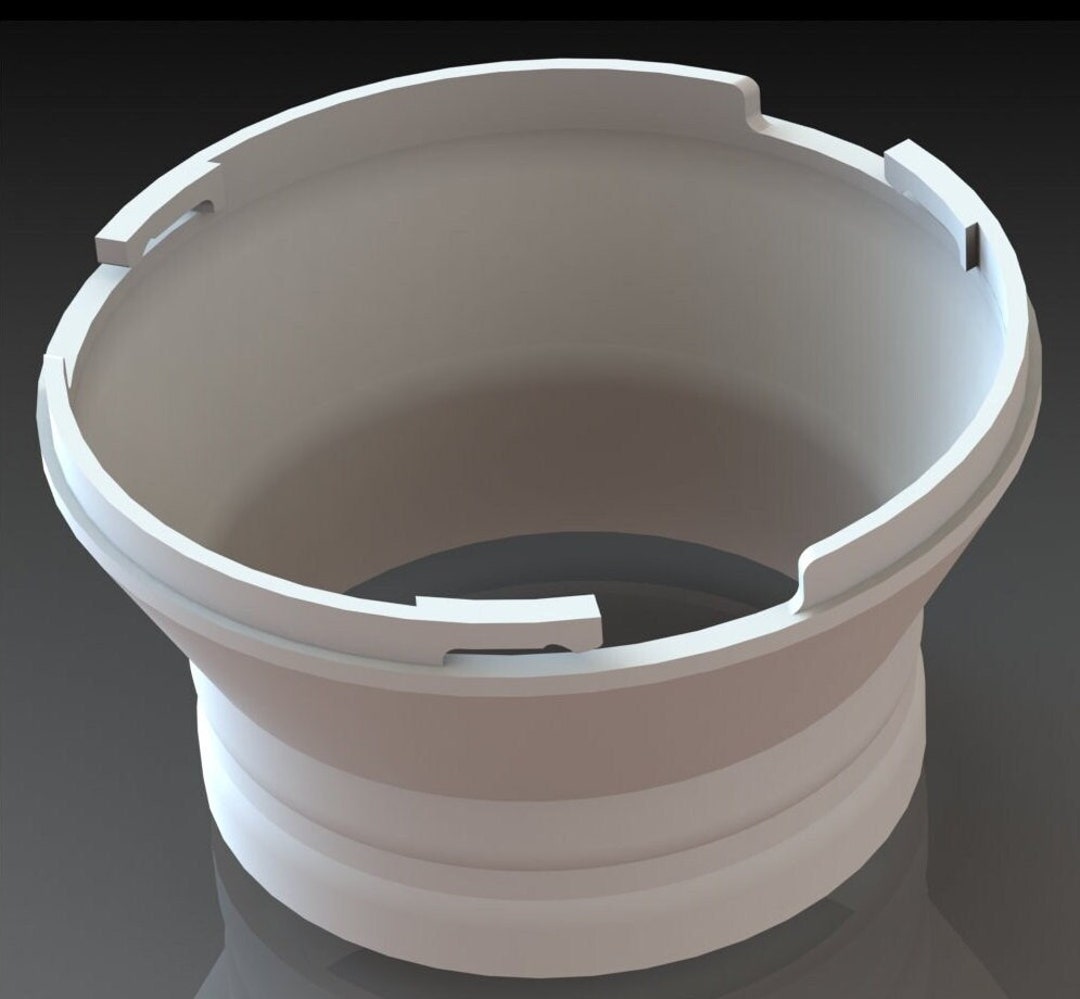 6 to 100mm Hose Adapter ECOFLOW Wave 2 Exhaust. physical Product USA Etsy