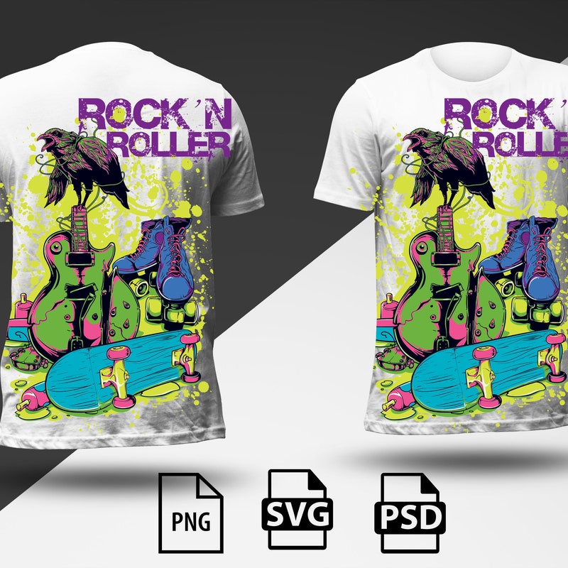 Rock N Roll T Shirt - Etsy