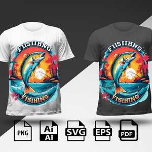 T-shirt de pêche numérique svg, T tshirt design png, tee-shirt graphique png, chemise de pêche, cadeaux de pêche, pêche png, pêche