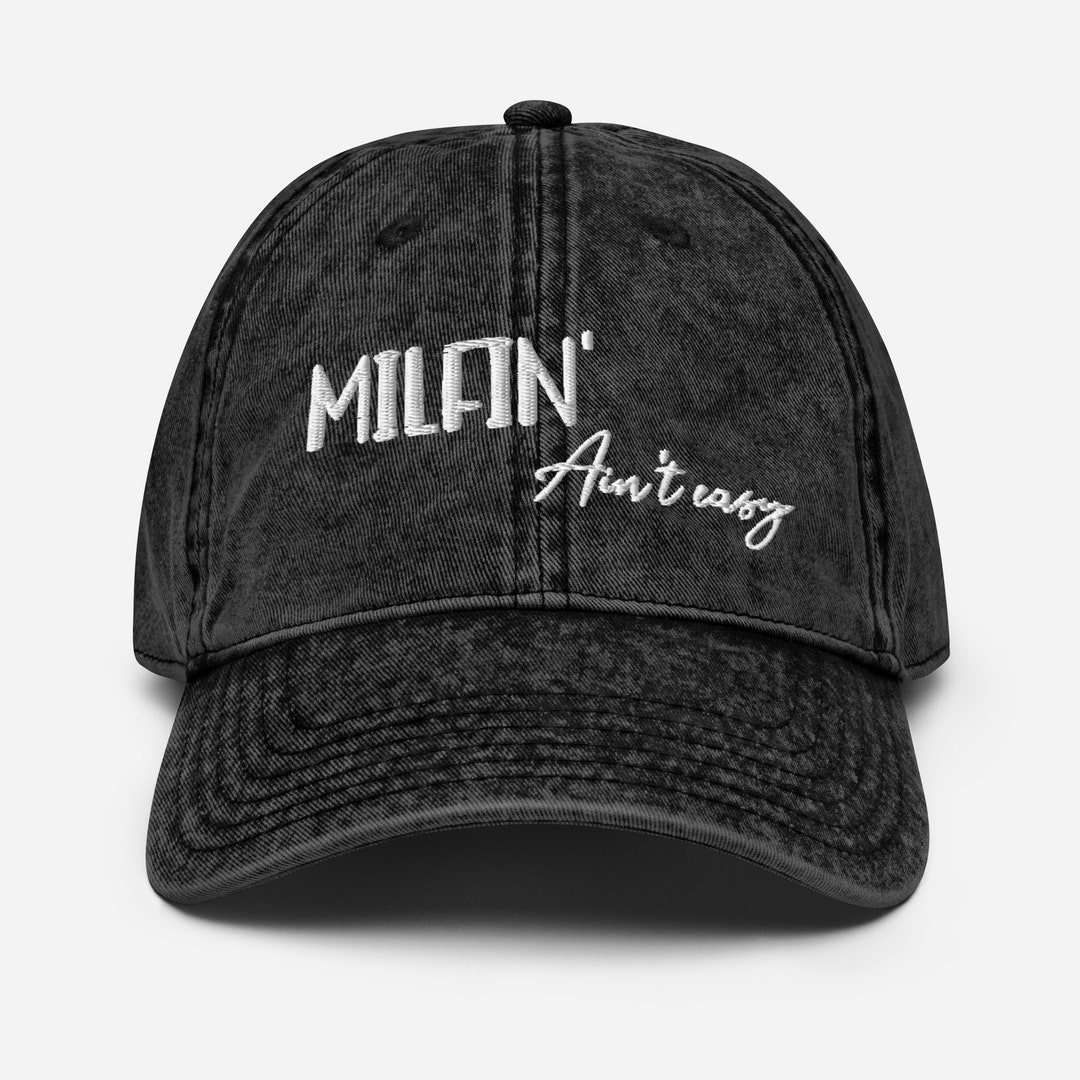 Milfin Aint Easy Baseball Hat Etsy