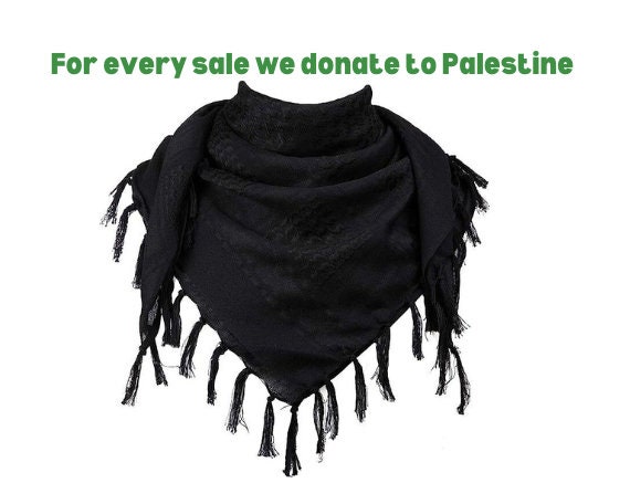 Acheter Keffieh foulard palestinien gris de qualité supérieure