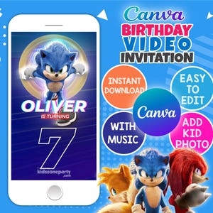 Editable and instant downloadable video invitation With a song, Digital Video Invitation, Animated Video Invite For Mobile ,Canva Template