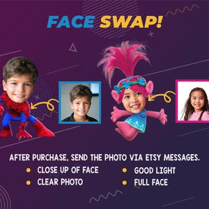 Face Swap Add-On: Let Your Child Become Their Favorite Hero!