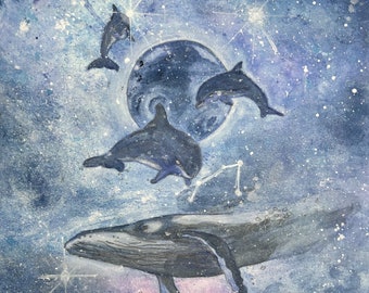 Ocean Galaxy Original Print