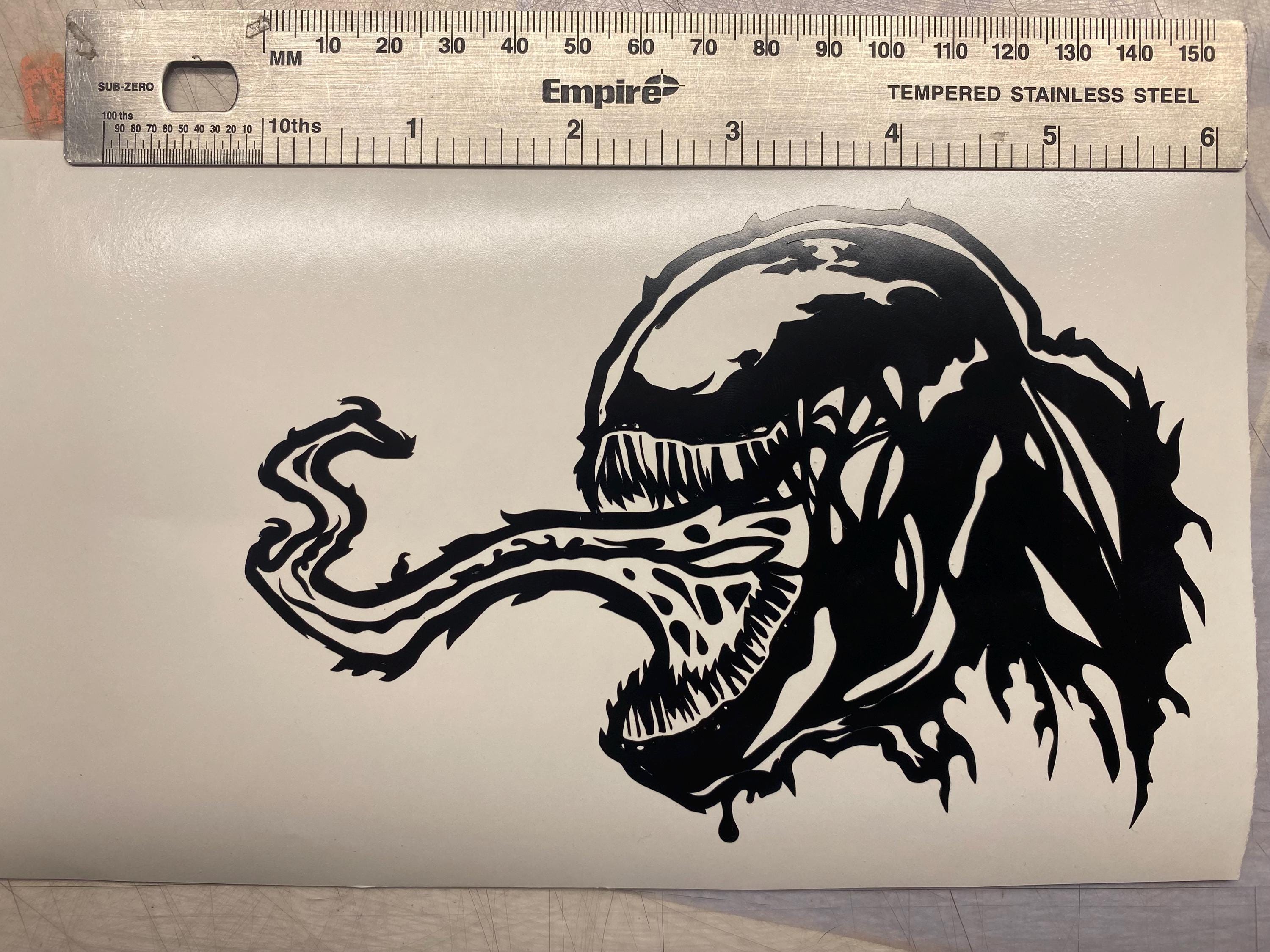 Venom Vinyl Sticker – Waterproof Marvel Comic Decal - Etsy