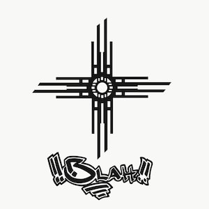 Zia, Zia sticker, Zia decal, New Mexico, New Mexico sticker, New Mexico decal