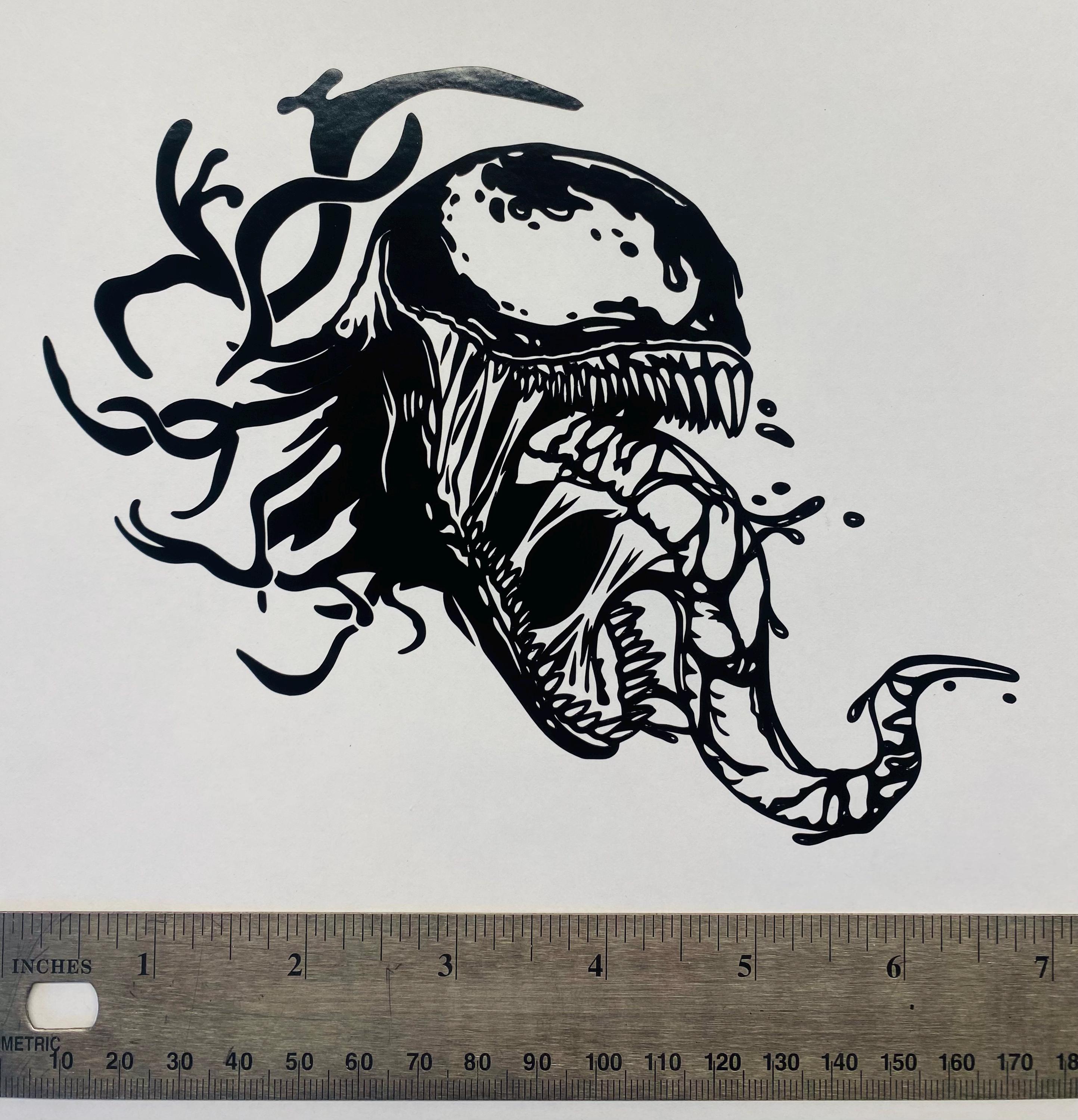 Venom Comic Sticker Venom Vinyl Decal – Waterproof Marvel Comic Sticker - Etsy