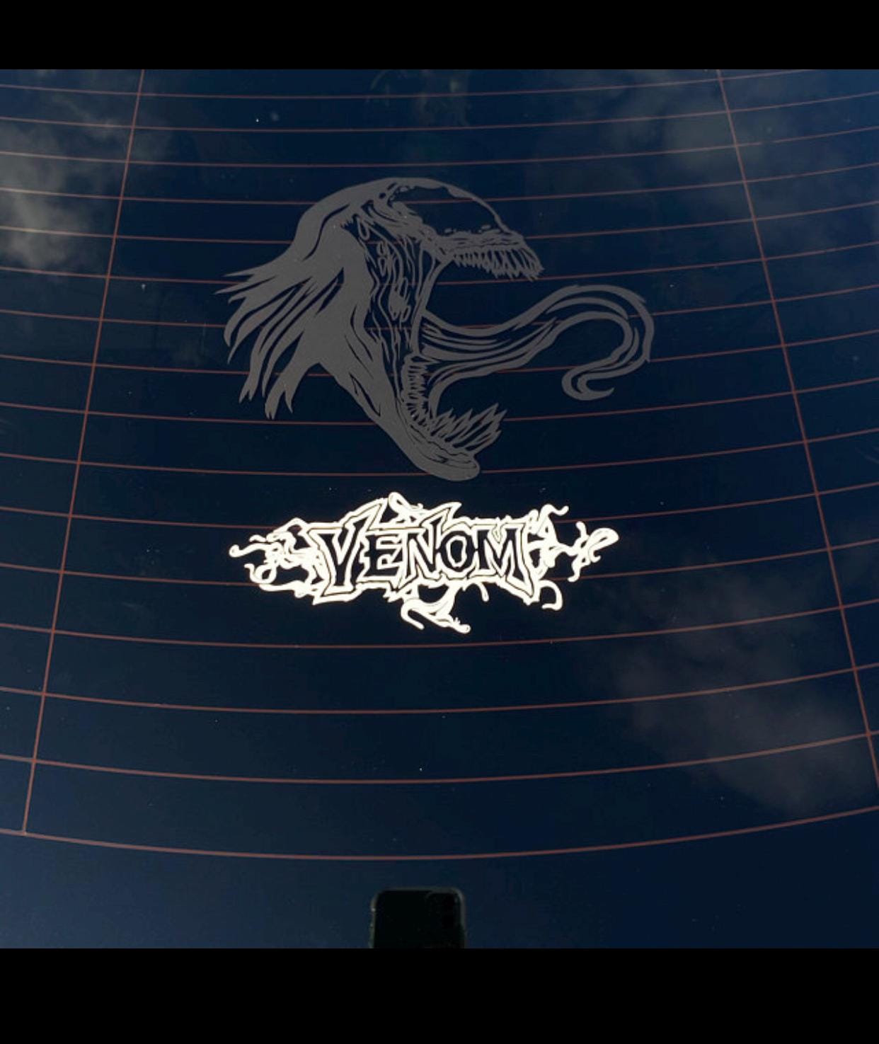 Venom Web Lettering Venom Lettering Sticker/decal. High Quality and Highly Detailed ...