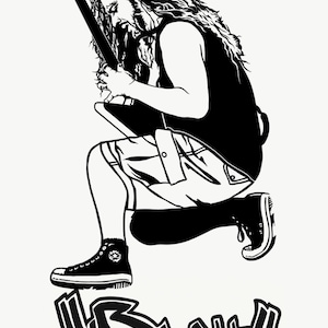 Dimebag Darrell sticker, Dimebag Darrell decal, Pantera sticker, Pantera decal