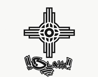 Custom Zia Vinyl Decal, New Mexico Symbol
