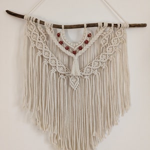 Colorful macrame wall hanging
