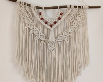 Colorful macrame wall hanging