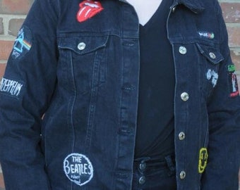 Rock Bands Patch Jacket