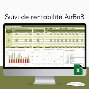 Airbnbs lönsamhetsuppföljning: Grön Excel-mall för korttidsuthyrning