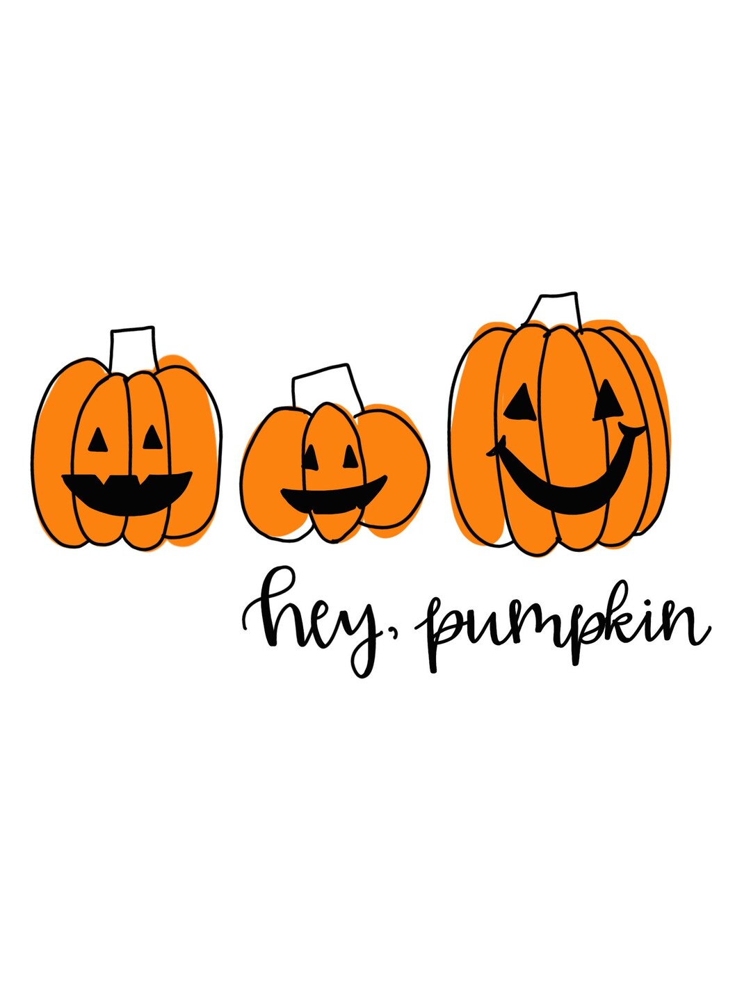 Hey, Pumpkin SVG File - Etsy