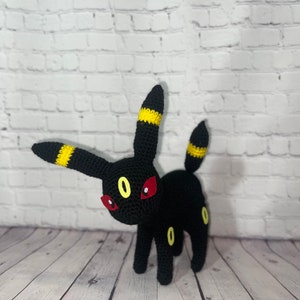 Handmade Crochet Umbreon, Amigurumi Umbreon / Crochet Espeon, Amigurumi Espeon / Crochet Flareon, Amigurumi Flareon