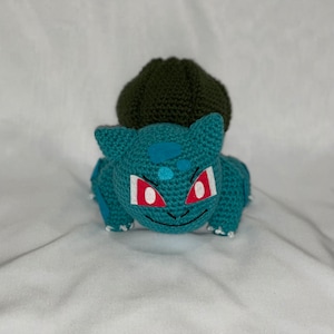 Handmade Crochet Bulbasaur, Amigurumi Bulbasaur