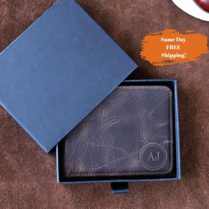 Cartera personalizada, cartera para hombre, cartera grabada, cartera para padrinos de boda, cartera de cuero, cartera personalizada, regalo para novio, regalo para él