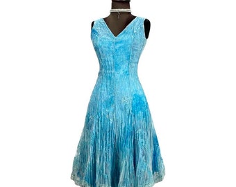 Vintage Baby Blue Dress Y2K Dress