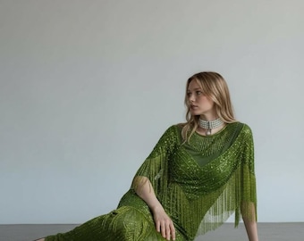 Vintage Sue Wong Silk Beaded Embroidery Dress - Etsy