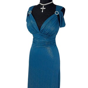 party dress formal Fancy Sleek Formal Evening Gown E1043 Black / 2