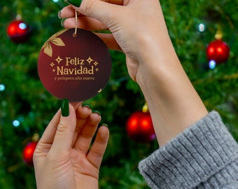 Adornos navideños para arbolitos y decoración de hogar - oficinas - empresas - Feliz Navidad Happy Holidays Merry Christmas