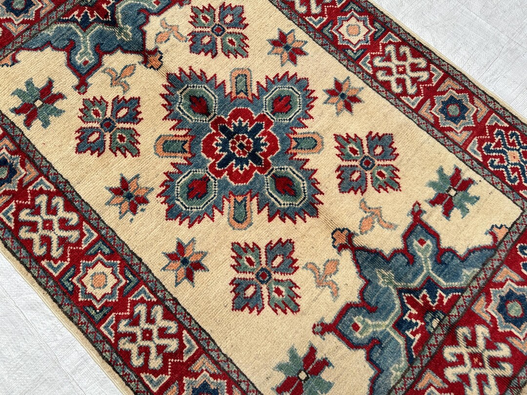 Handmade Wool Chobi Rug, Small Afghan Rug (3x4 Ft) - Etsy