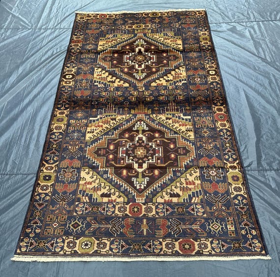 125×59 アフガニスタン バルーチ ヴィンテージラグ ヴィンテージラグ