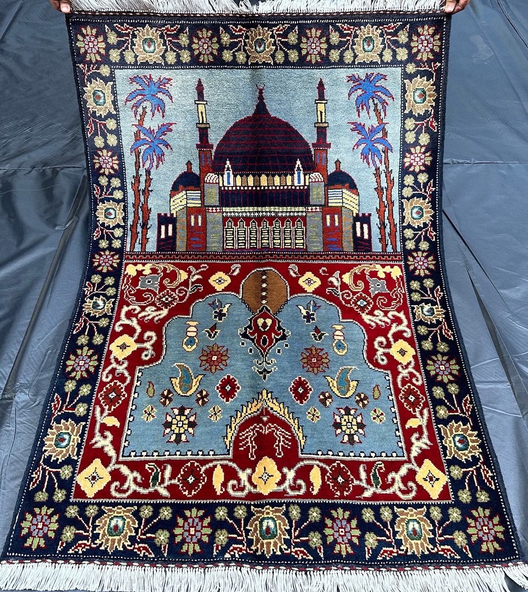 3 Ft X 4 Ft Afghan Handmade Prayer Mate Rugs Rug for Prayer Etsy