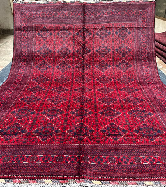 トルクメン アフガニスタン レッド ラグ/サイズ: 52x160cm... k5 トルクメン アフガニスタン レッド ラグ サイズ 52x160cm k5