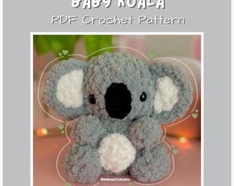 Baby Koala Crochet PDF Pattern | Digital Crochet Pattern