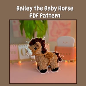 Bailey the Horse Crochet Pattern | Horse Crochet Pattern | MellowStitchesCo