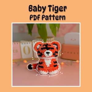 Baby Tiger Crochet Pattern | Tiger Crochet Pattern | MellowStitchesCo
