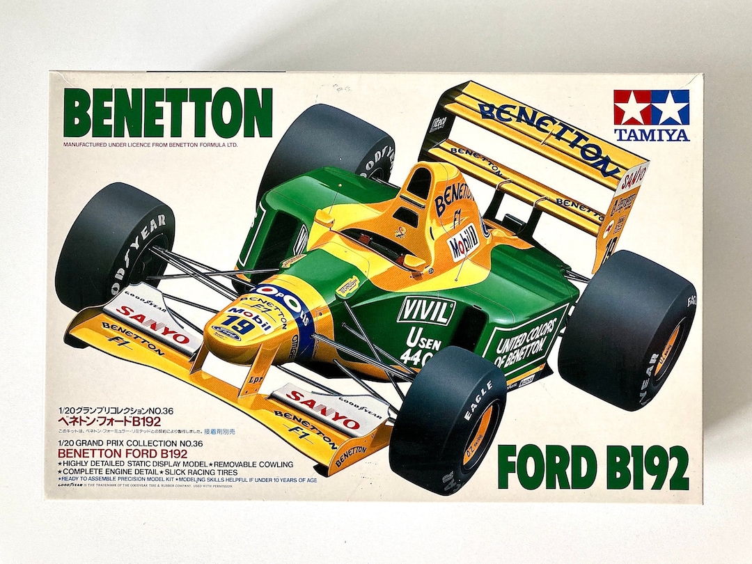 Vintage 1993 Formula 1 TAMIYA Model Car Kit Ford B192 120