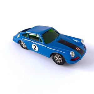 Modellino di auto da corsa Carrera Porsche 911 da rally, in plastica, modello vintage anni &#39;80, scala 1:32, prodotto in Germania, da collezione e regalo.