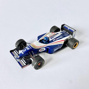 Vintage 1995 Scalextric 1:32 Model Slot Car Williams FW16 Ayrton Senna Formule 1 Carrera Race Track Slotcar 90s Plastic Toy Gift for Boys