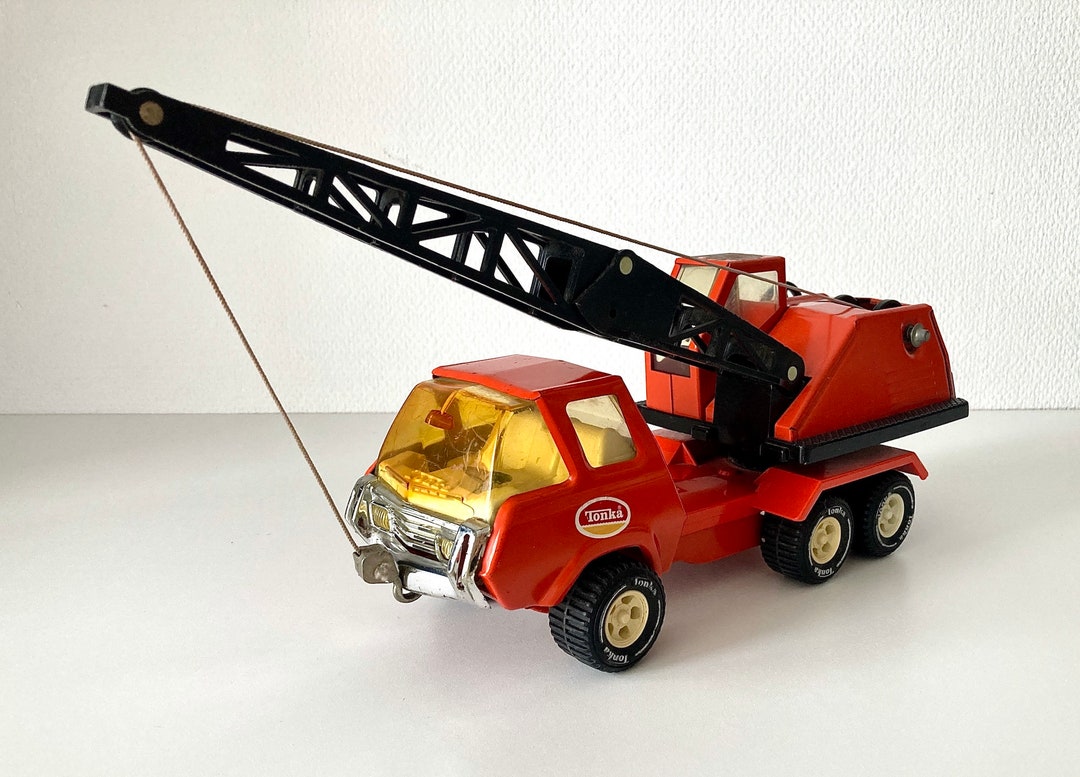Vintage 70s TONKA Crane Truck No 1099 Model Car Made in America