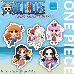 Anime Pirate Chibi Kawaii Stickers