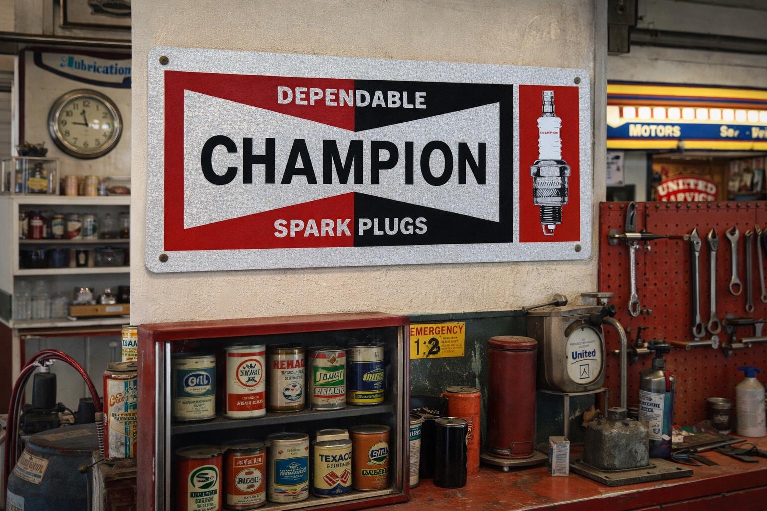 Vintage Champion Spark Plugs - Etsy