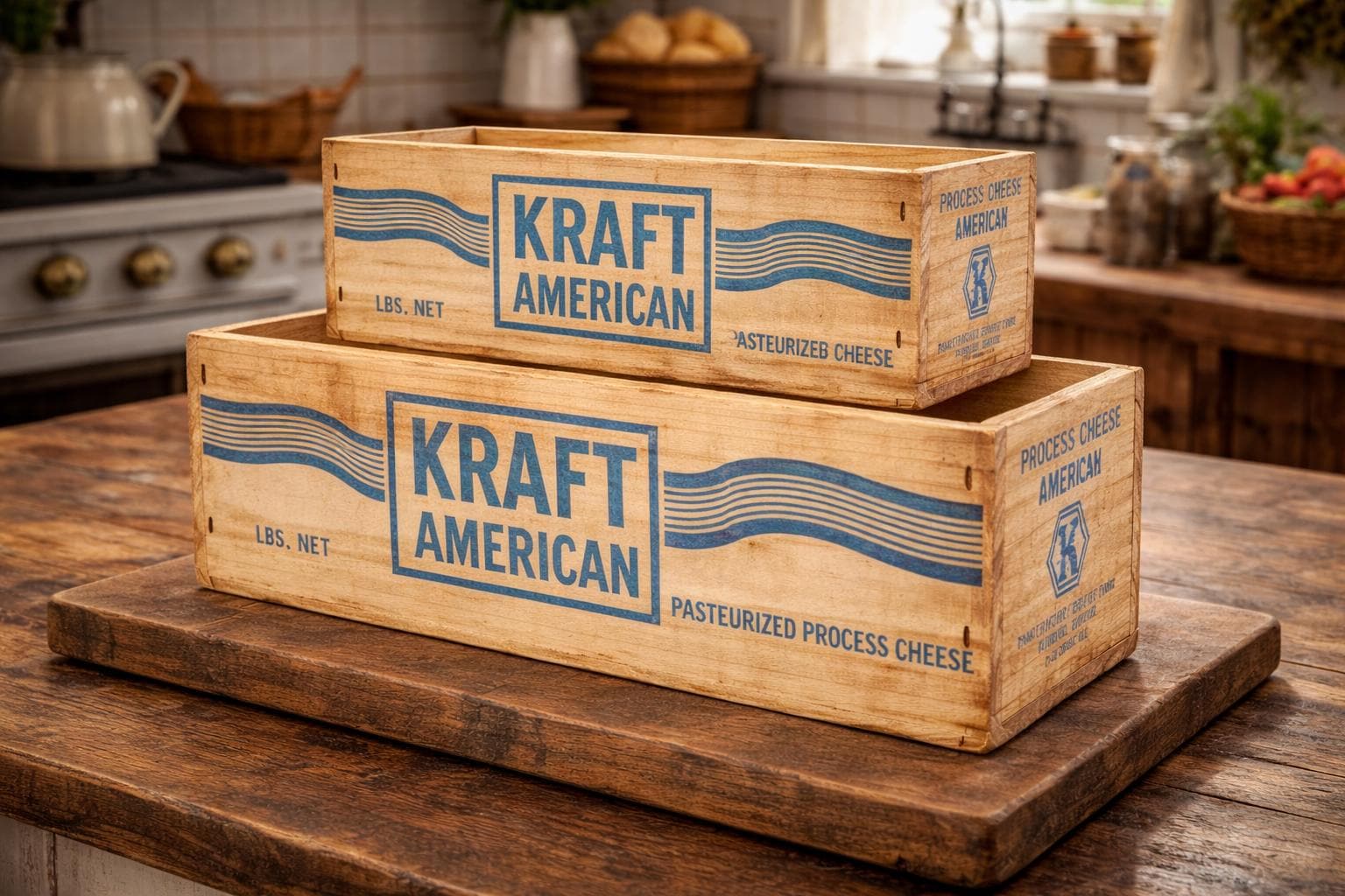 Wooden Kraft Cheese Box - Etsy