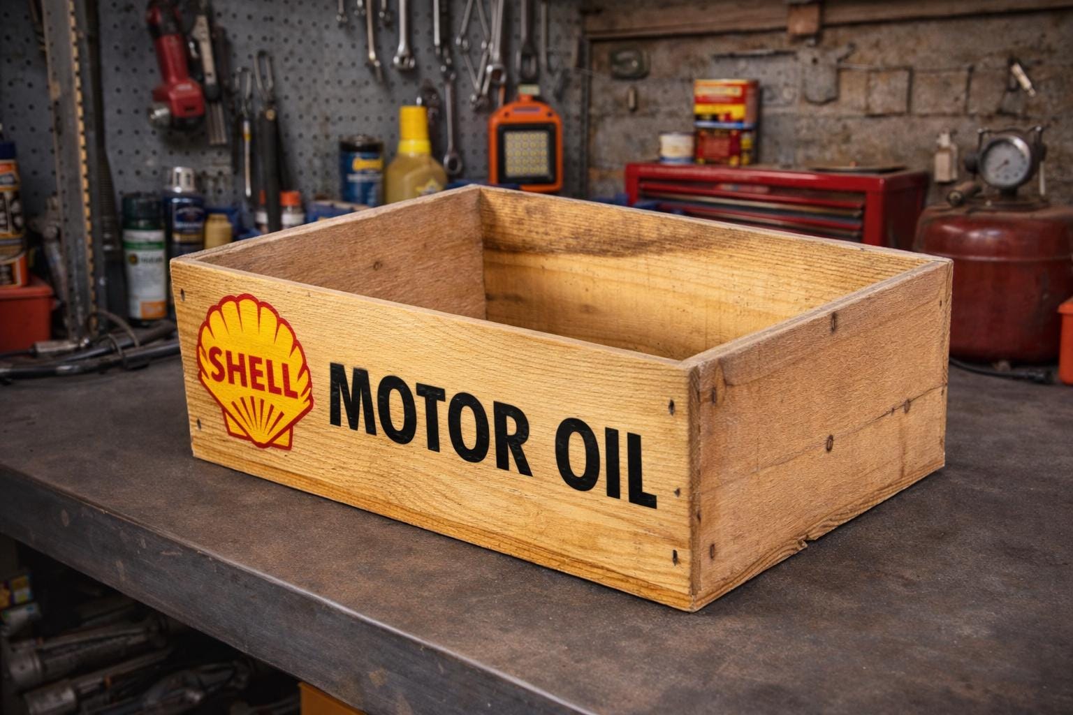 Open Box Oil Shell Gas and Oil Box - Etsy