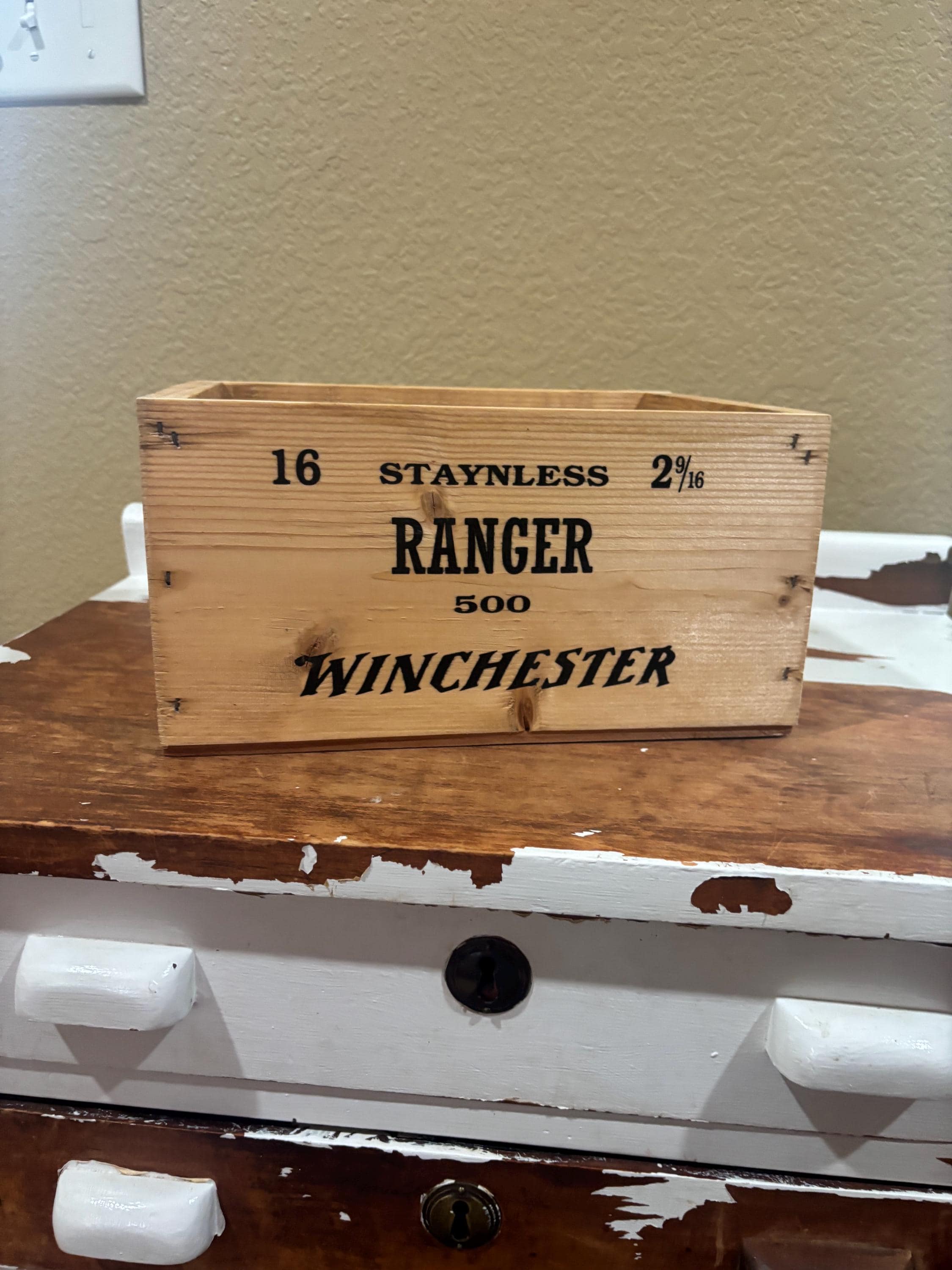 Winchester Wooden Ammo Box - Etsy