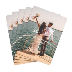 Custom Wedding Playing Cards Couple Photo Playing Cards Custom Bachelorette Poker Cards Customized Photo Playing Cards Bachelorette Party