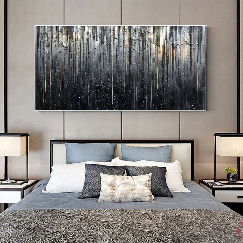 Textured Abstract Oil Painting on Canvas, Modern Home Decor - Etsy